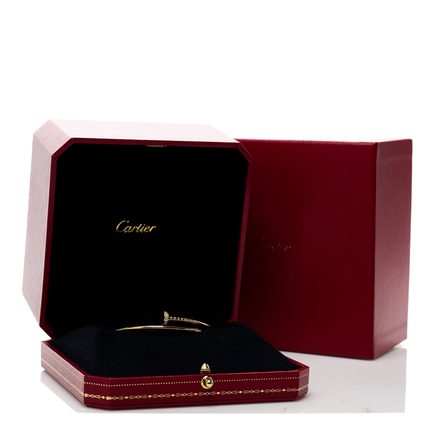 18K Yellow Gold Diamond Small Juste Un Clou Bracelet 16