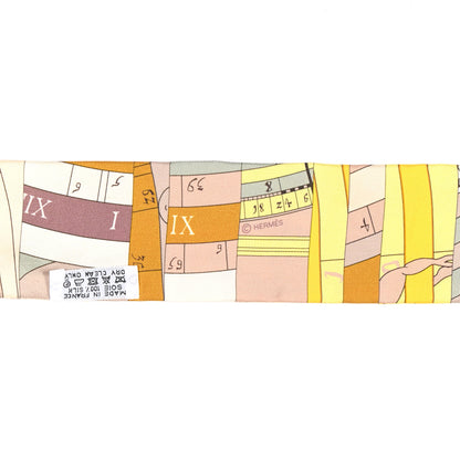 Hermes Silk Astrologie Nouvelle Twilly Jaune White Moutarde 3 of 4