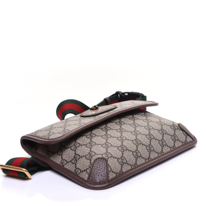 Gucci GG Supreme Monogram Neo Vintage Web Belt Bag Brown 4 of 12