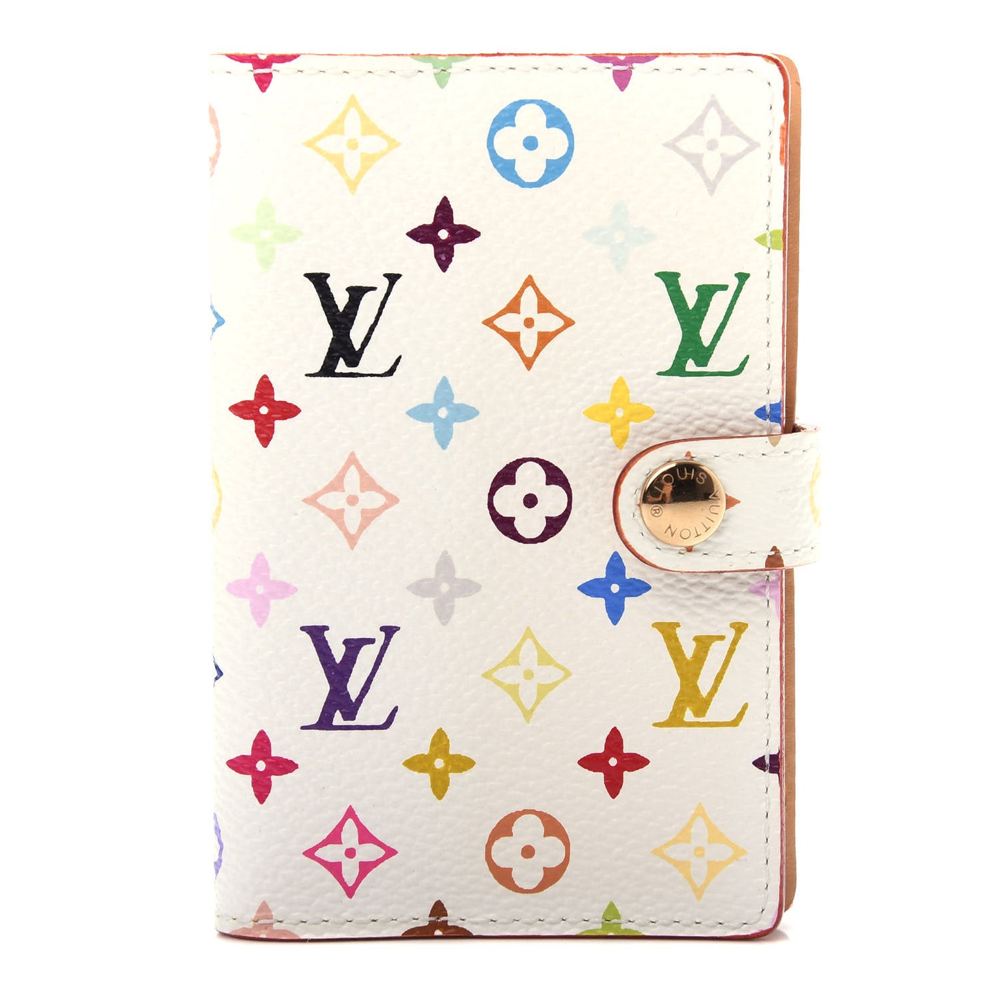 Monogram Multicolor Carnet de Bal Mini Agenda Cover White