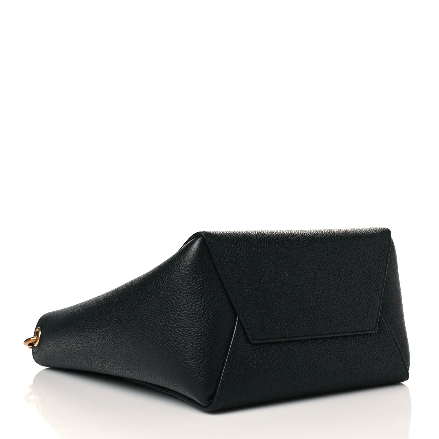 Celine Soft Grained Calfskin Small Sangle Bucket Bag Black 5 of 14