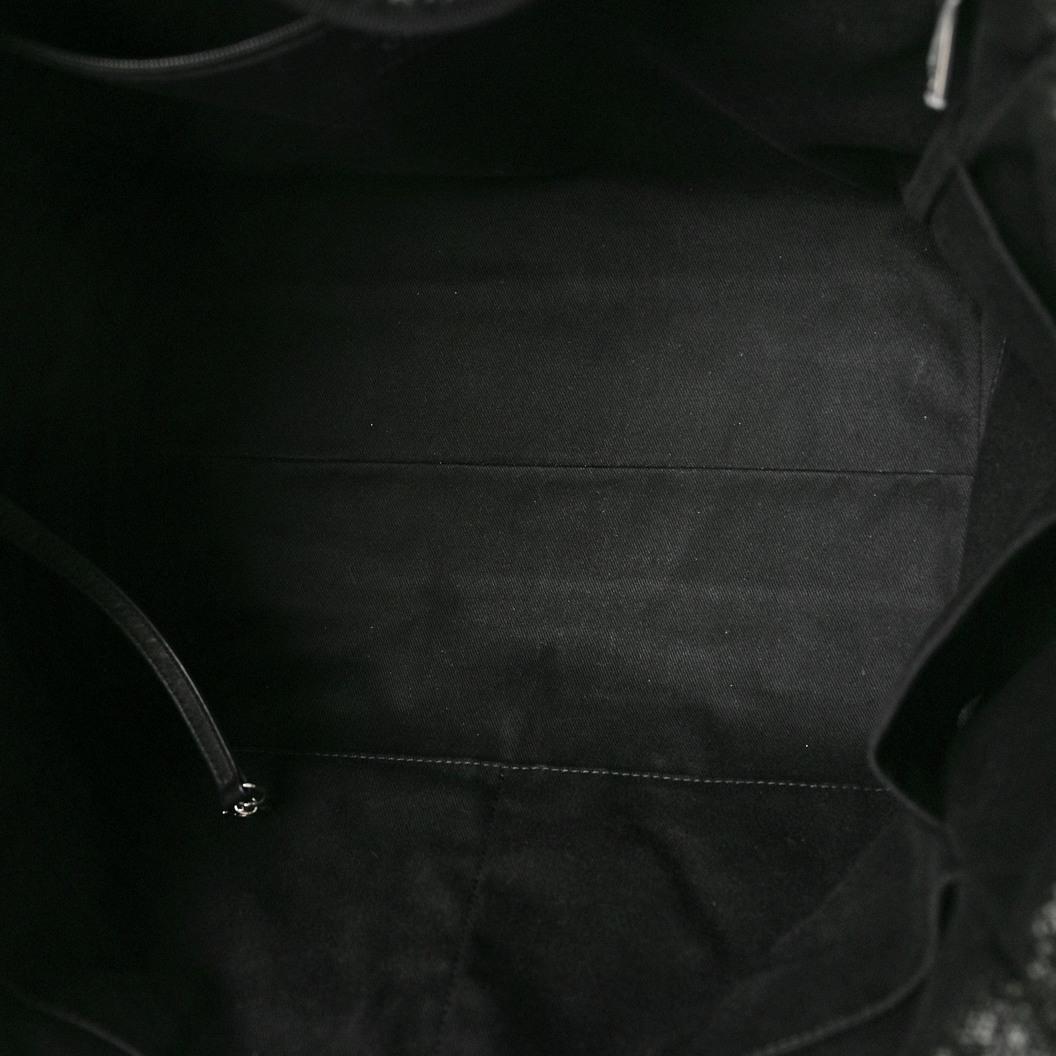 Chanel Mixed Fibers Calfskin Medium Deauville Tote Black 5 of 13