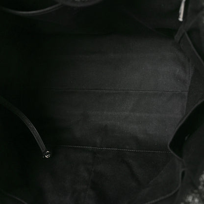 Chanel Mixed Fibers Calfskin Medium Deauville Tote Black 5 of 13