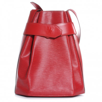 Louis Vuitton Epi Sac D'Epaule Red 1 of 8
