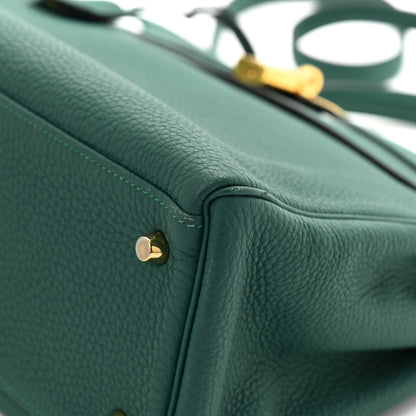 Hermes Togo Kelly Retourne 32 Malachite 15 of 15
