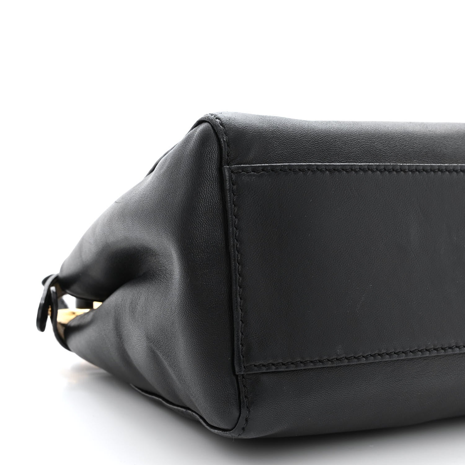 Fendi Nappa Mini Peekaboo Iconic Satchel Black 11 of 12