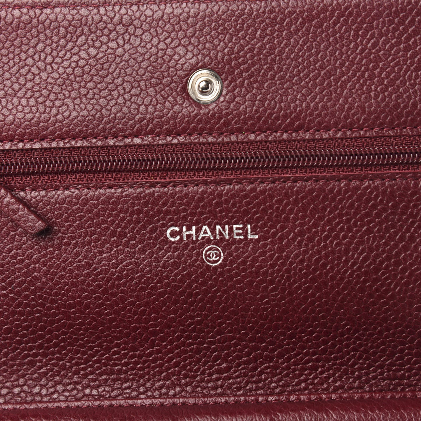 Caviar Timeless CC Wallet on Chain WOC Dark Red