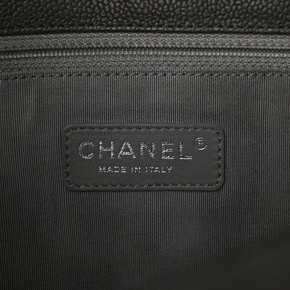 Chanel Caviar Quilted Large French Riviera Flap Dark Grey 6 of 12