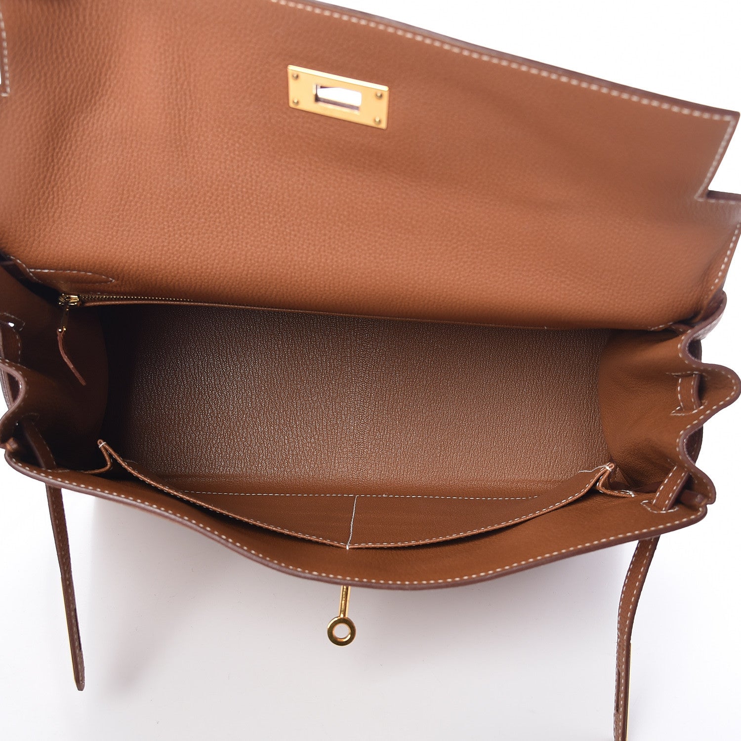 Hermes Togo Kelly Retourne 32 Gold 5 of 11