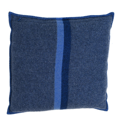 Louis Vuitton Wool Cashmere Cushion Pillow Blue Gray 2 of 3