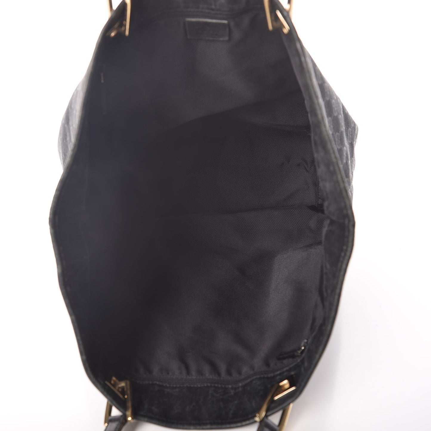 Monogram Large Tote Black