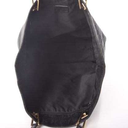 Gucci Monogram Large Tote Black 6 of 12