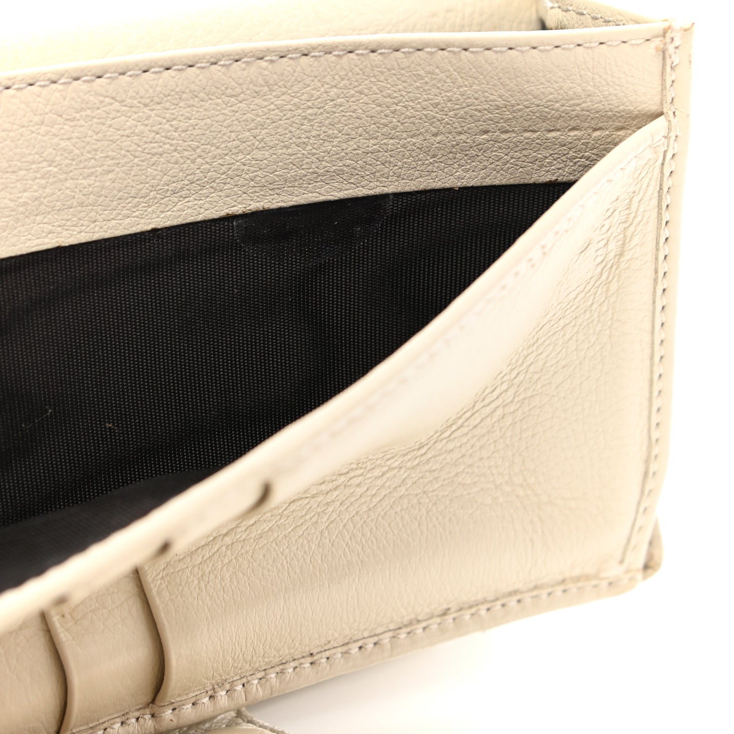 Guccissima Ladies Web Long Wallet Off White
