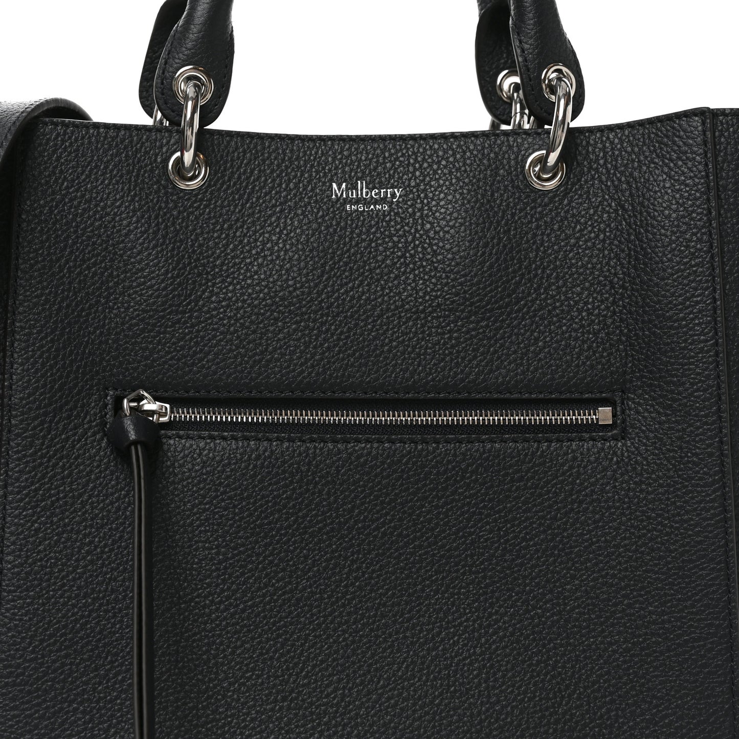 Classic Grain Small Maple Tote Black