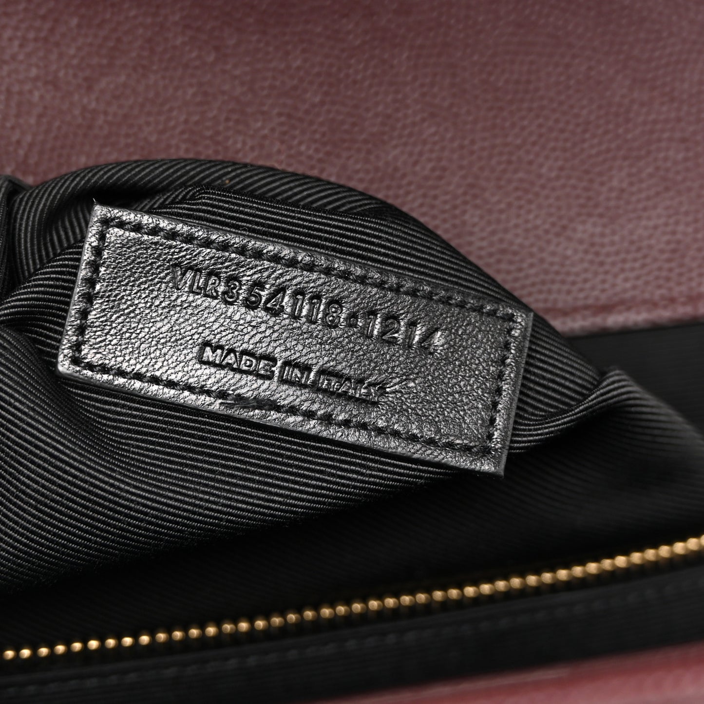 Grain De Poudre Matelasse Chevron Large Monogram Satchel Rouge Legion