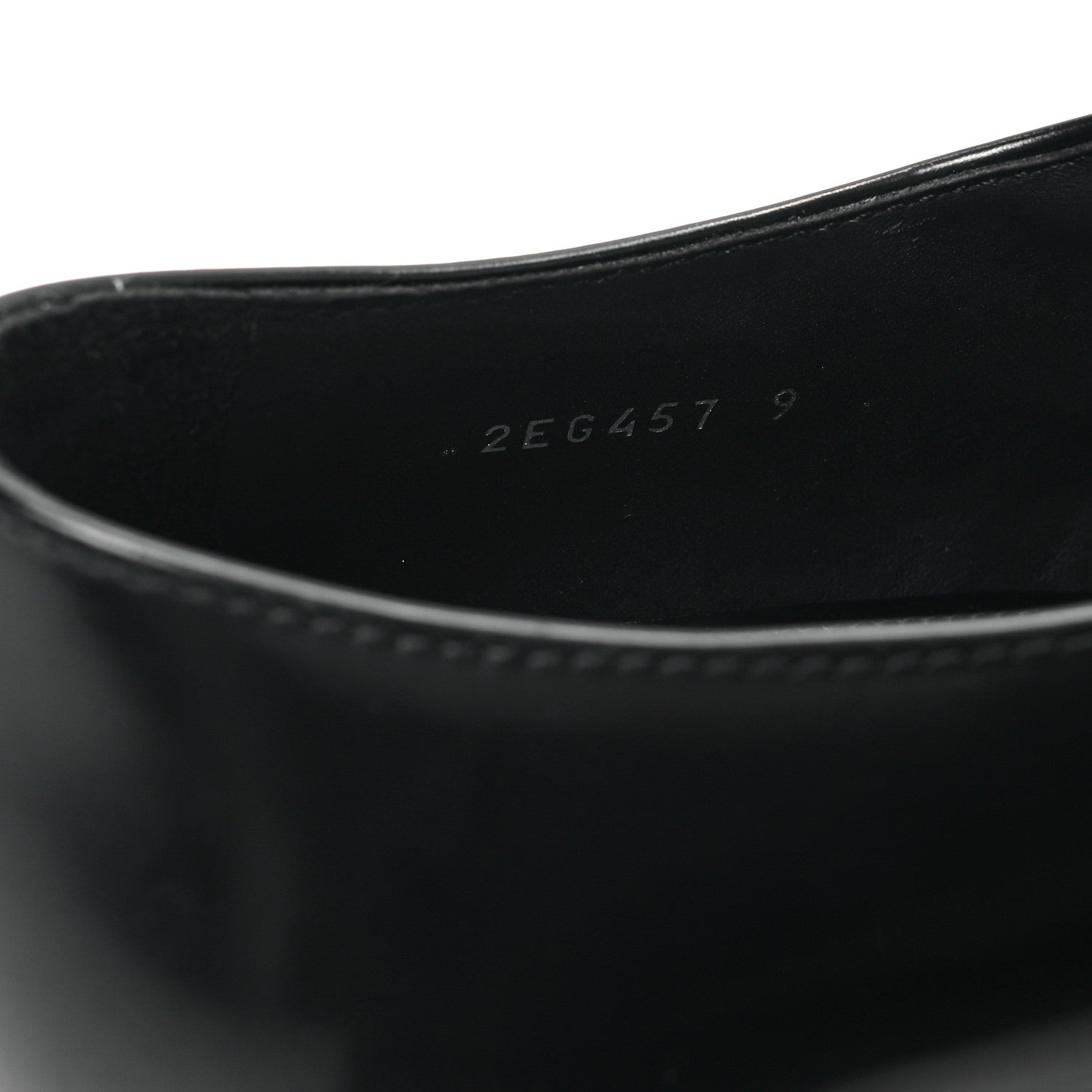 Prada Calfskin Mens Belted Lace Up Loafers 9 Black 8 of 8