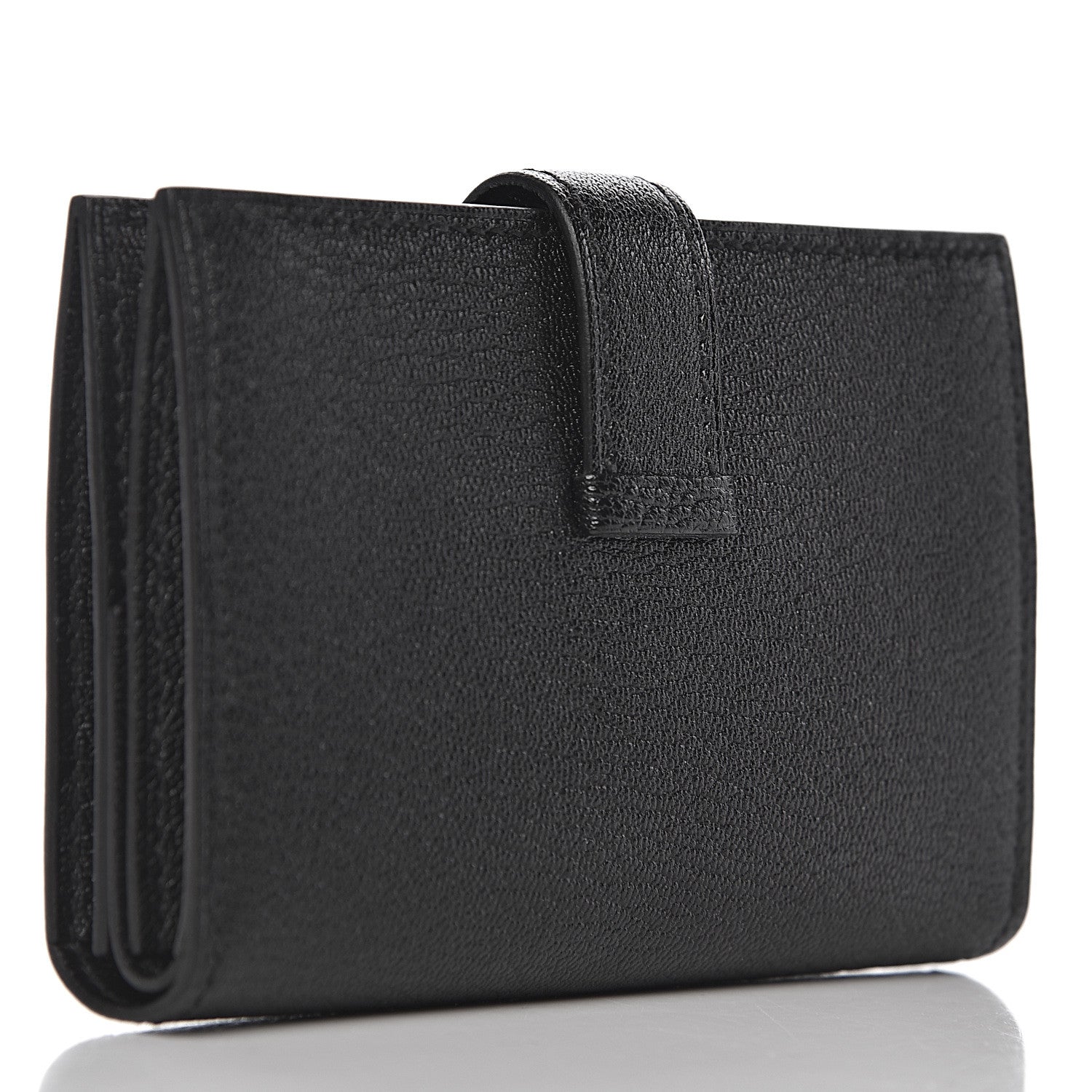Hermes Chevre Mysore Mini Bearn Wallet Black 3 of 8