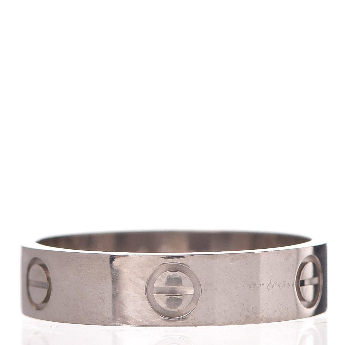 18K White Gold 5.5mm LOVE Ring 66 11.50