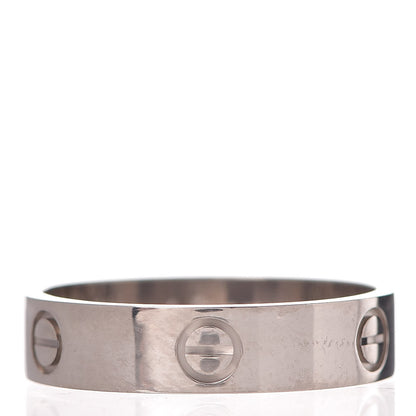 Cartier 18K White Gold 5.5mm LOVE Ring 66 11.50 3 of 7