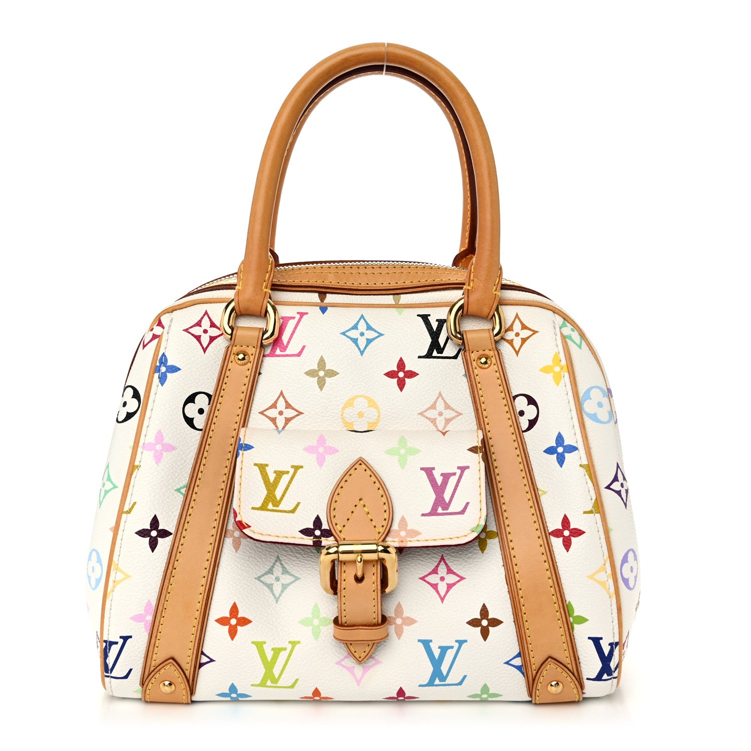 Louis Vuitton Monogram Multicolor Priscilla White 1 of 10