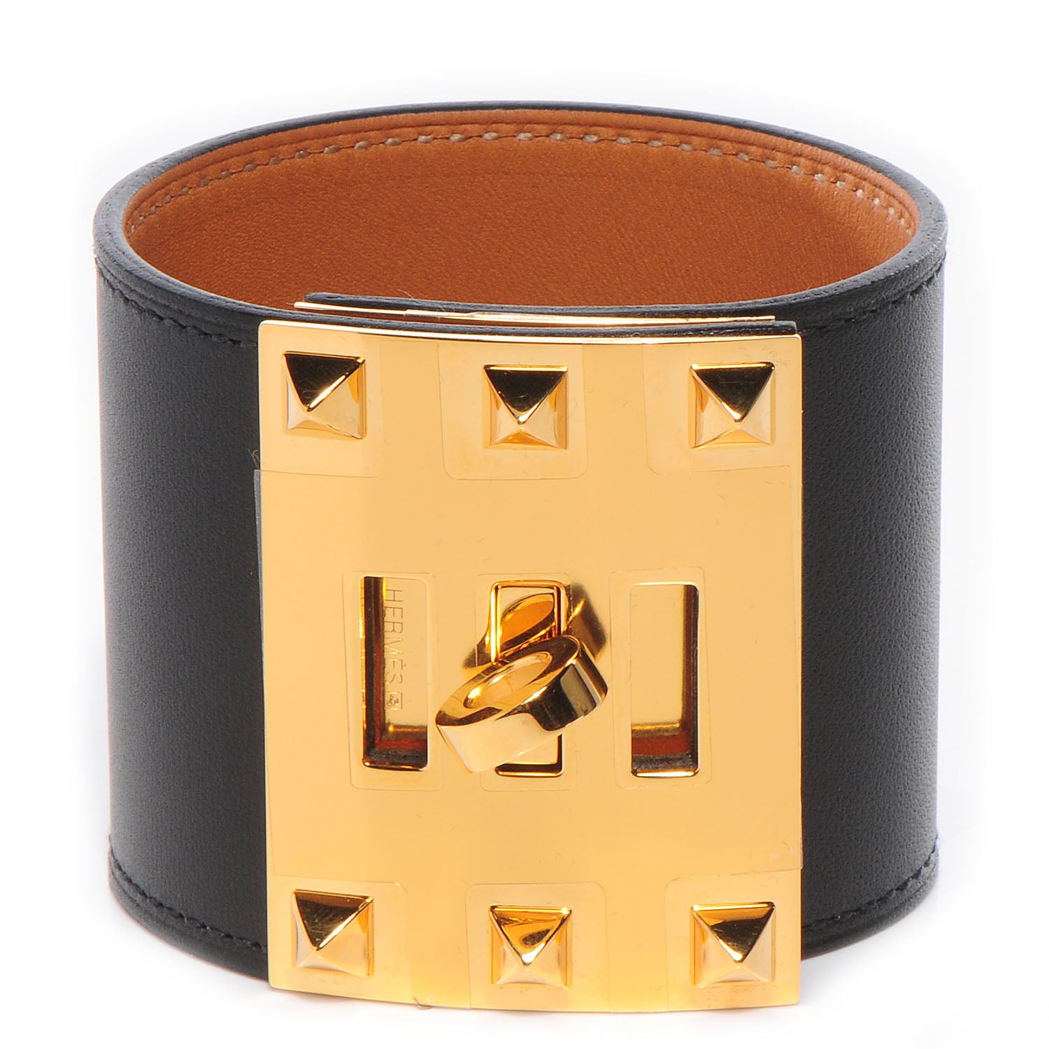 Hermes Chamonix Extreme Kelly Bracelet Small Black 1 of 7