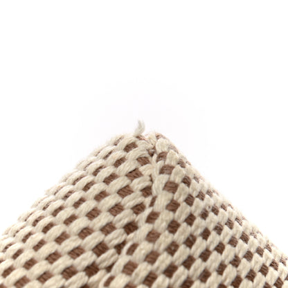 Hermes Toile Vache Calfskin Herbag Clutch Natural Black 25 of 25