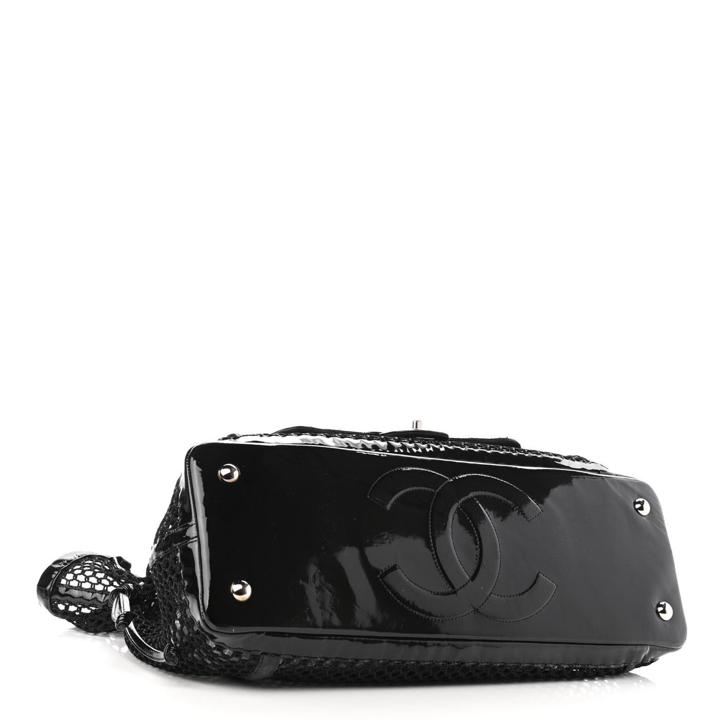 Patent Net Large La Madrague Tote Black
