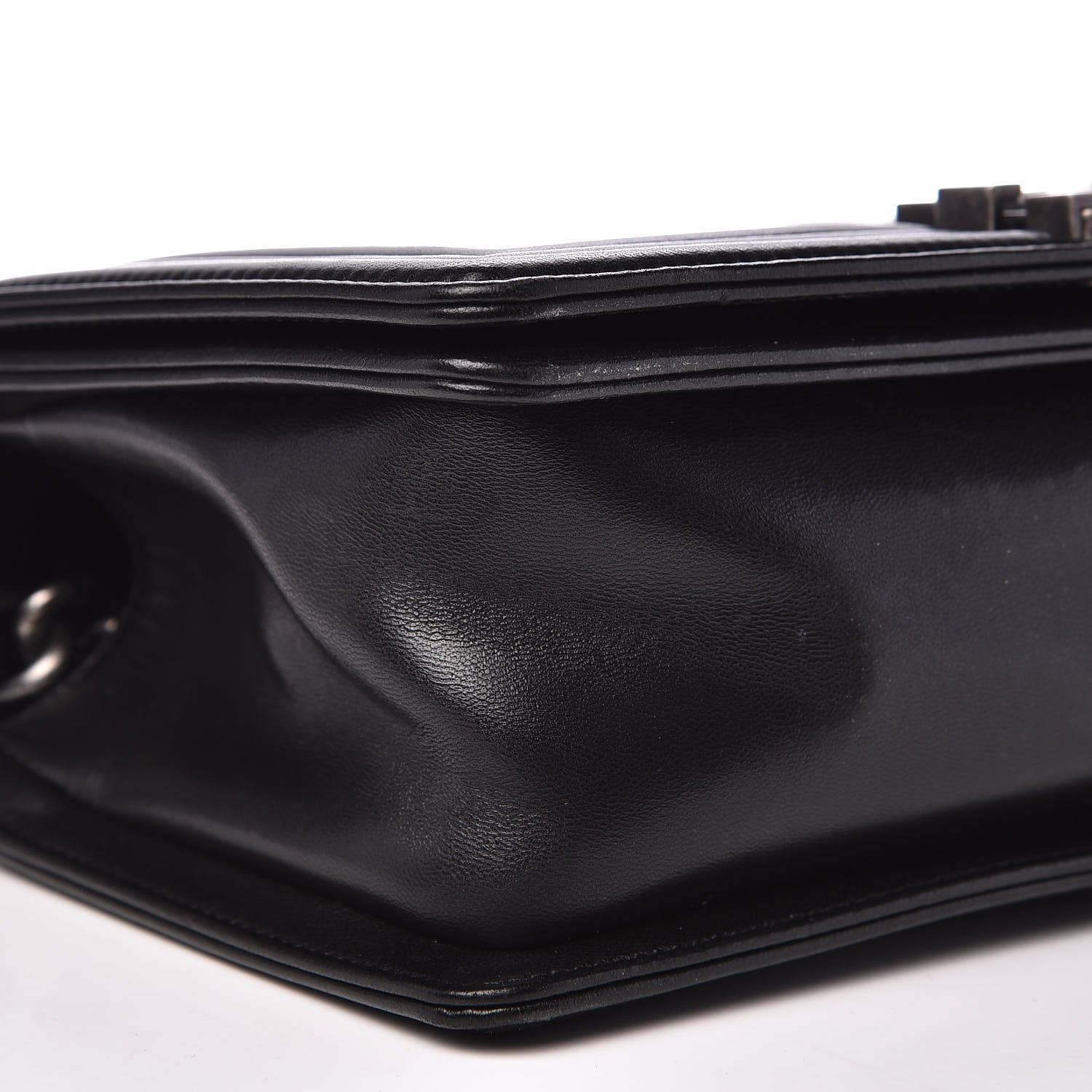 Chanel Lambskin Quilted Medium Boy Flap Black 11 of 13