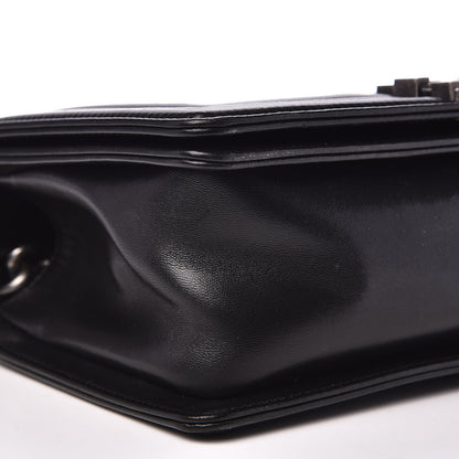Chanel Lambskin Quilted Medium Boy Flap Black 11 of 13