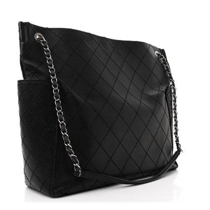Chanel Calfskin CC Pocket Hobo Black 4 of 14