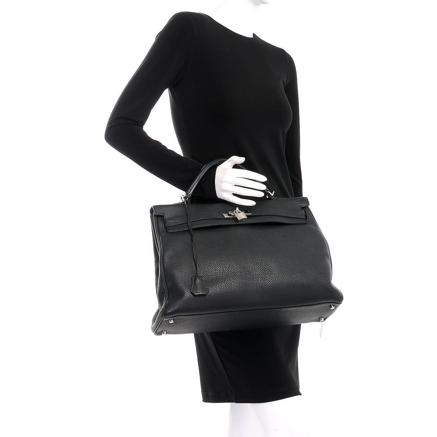 Hermes Togo Kelly Retourne 40 Black 3 of 41