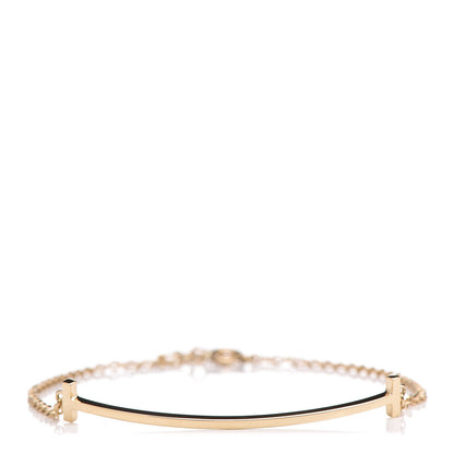 Tiffany 18K Yellow Gold T Smile Bracelet 1 of 5