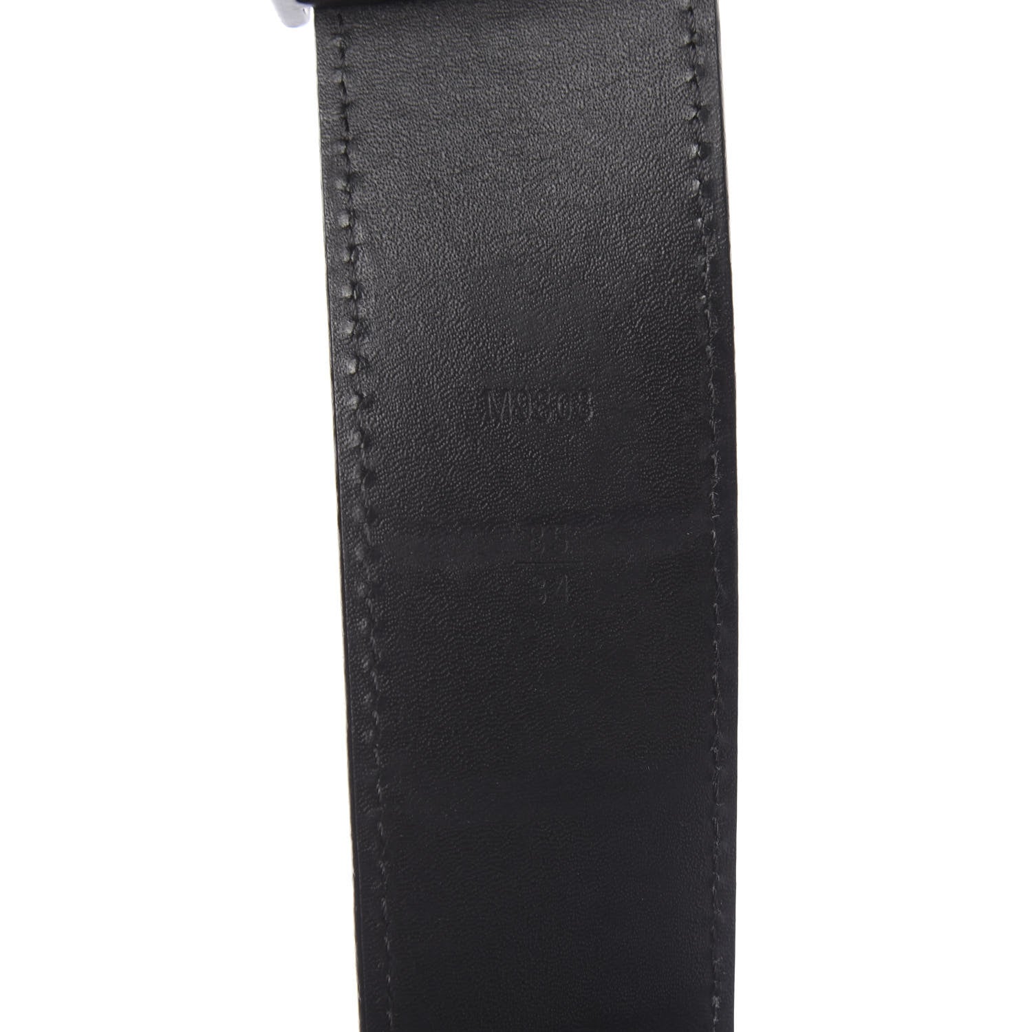 Louis Vuitton Damier Graphite 40mm LV Initiales Belt 85 34 3 of 9