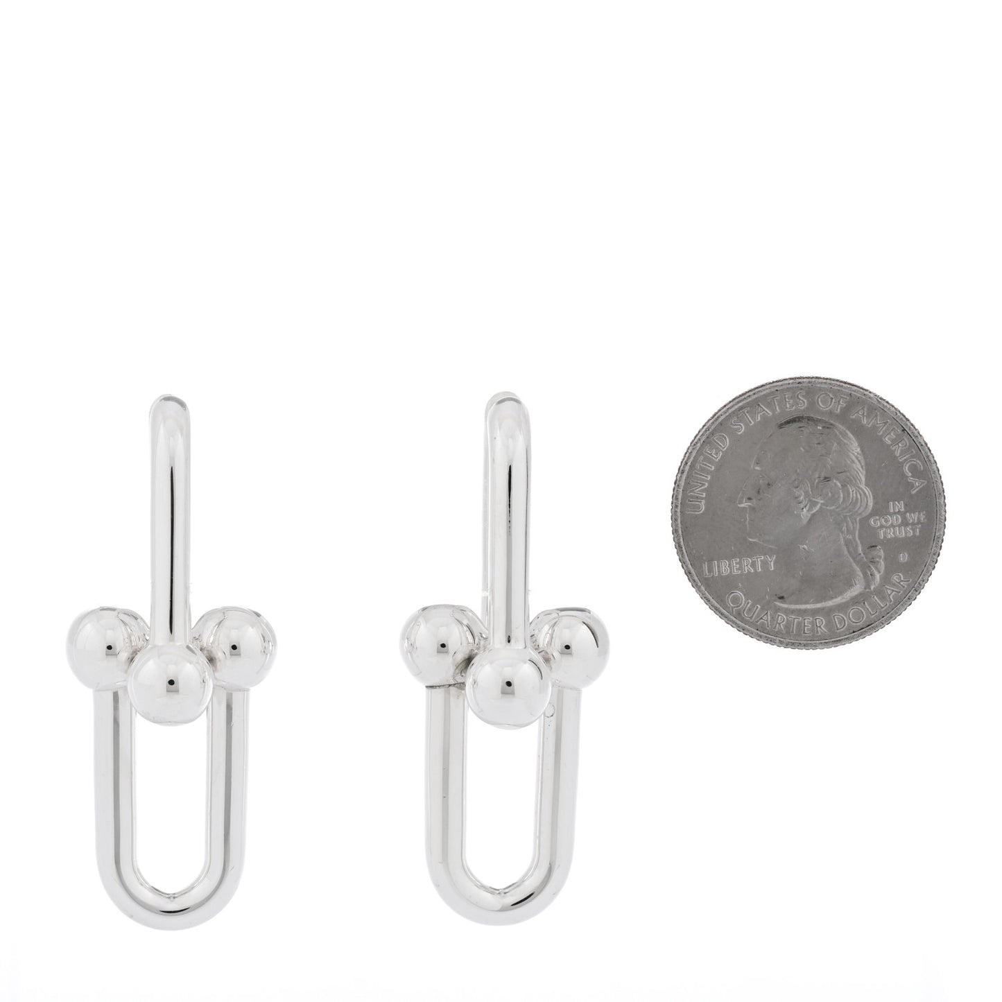 Sterling Silver Extra Large HardWear Link Earrings