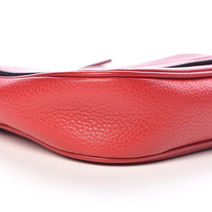Gucci Pebbled Calfskin Medium Soho Flap Crossbody Red 11 of 13