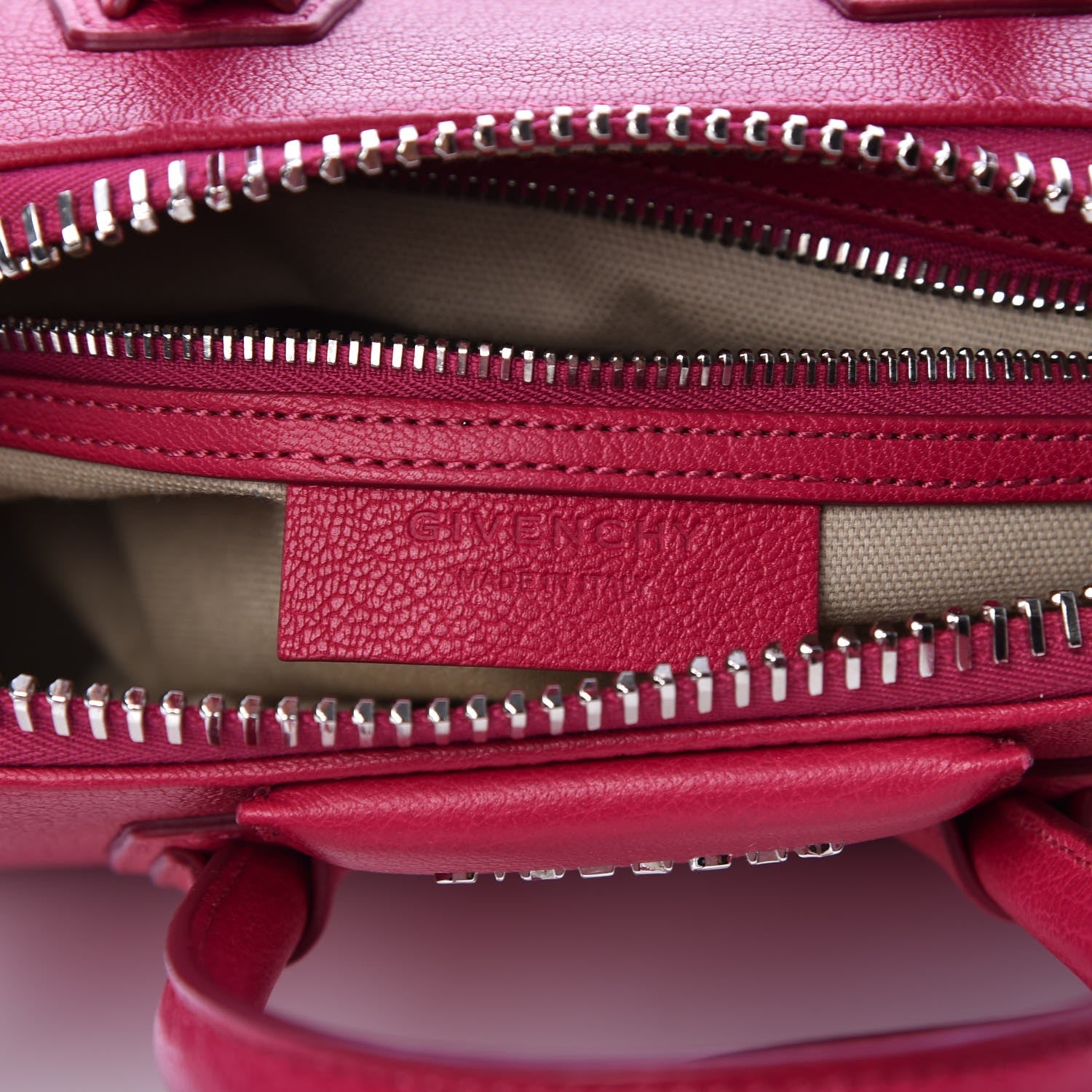 Givenchy Sugar Goatskin Mini Antigona Fushia 7 of 8