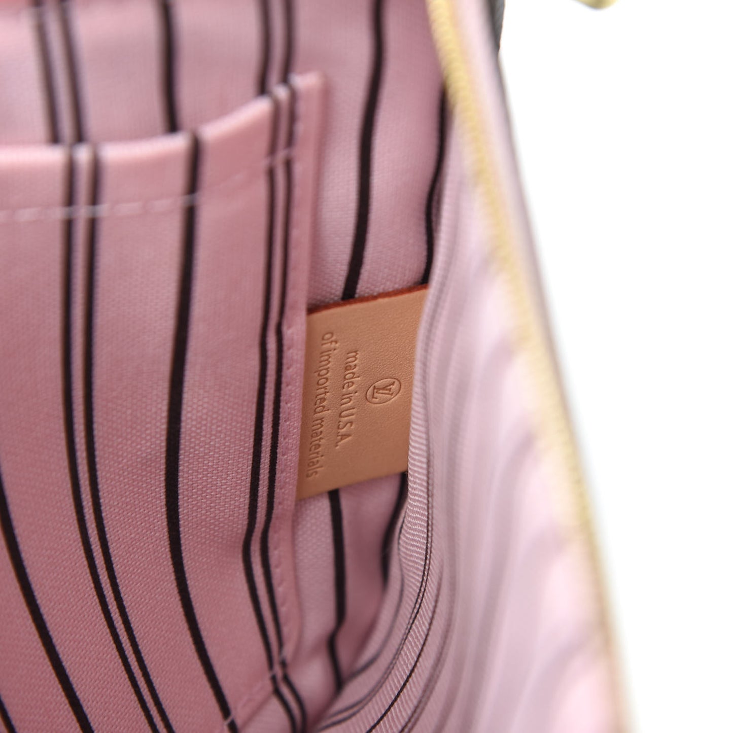 Monogram Neverfull MM GM Pochette Rose Ballerine