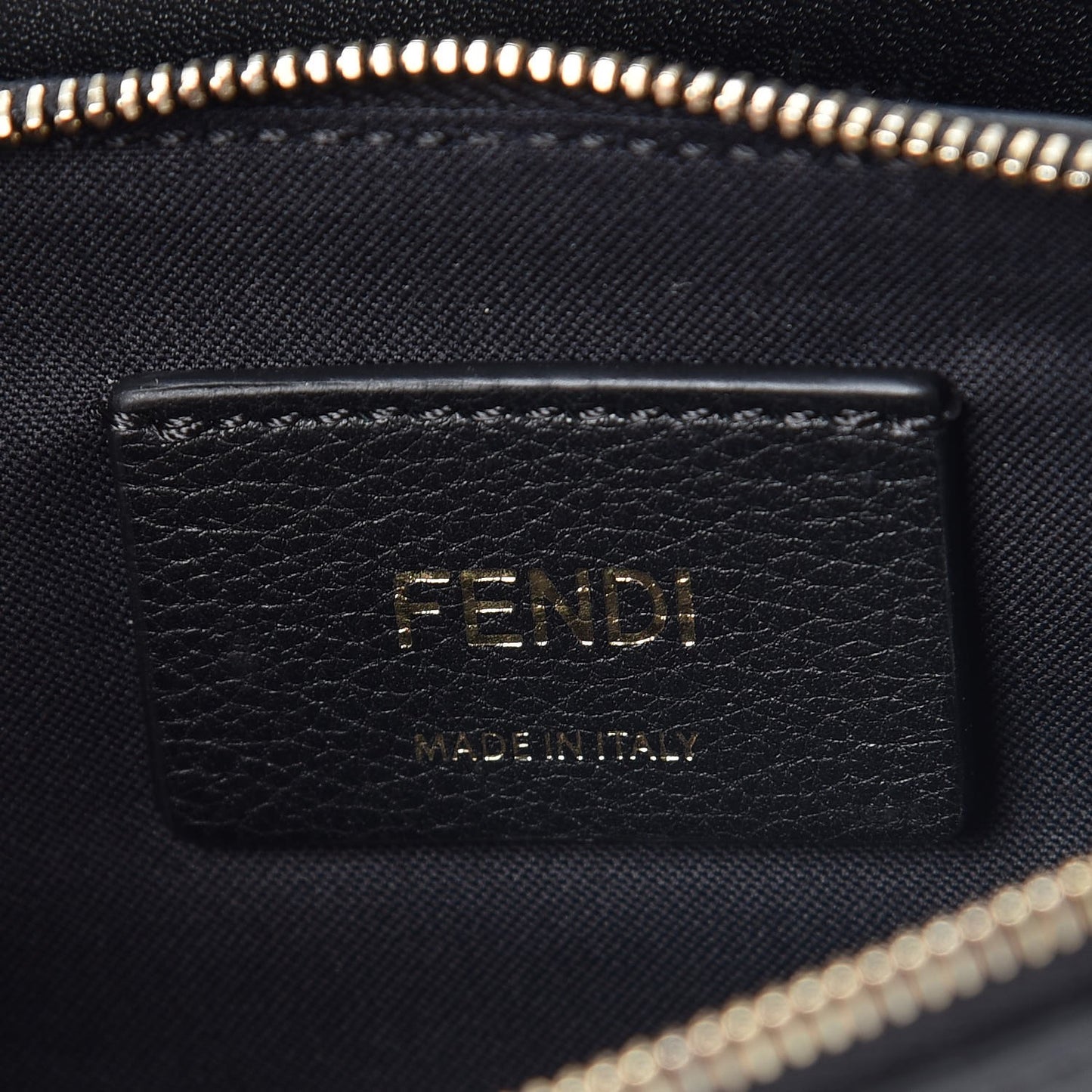 Vitello Liberty Lucido F is Fendi Medium Envelope Wallet on Chain Black