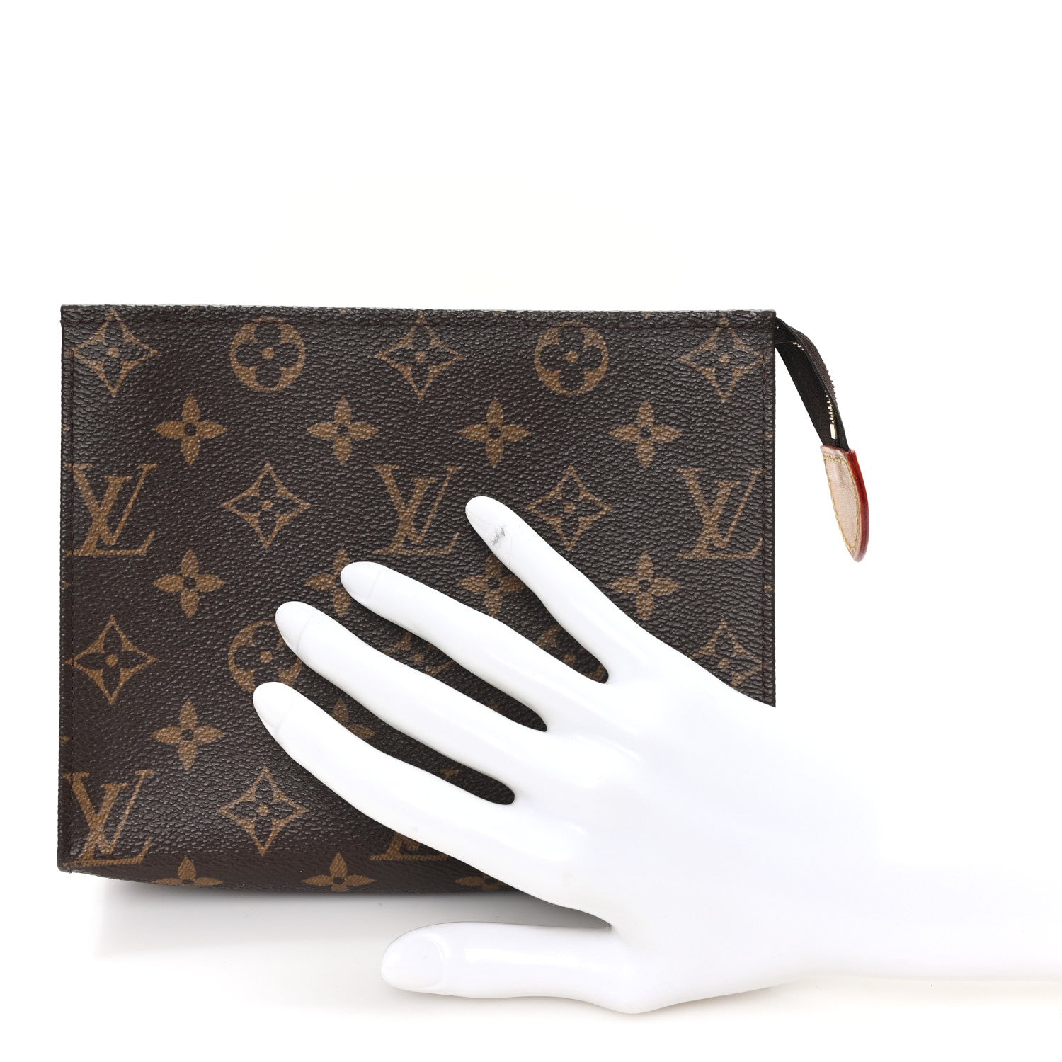 Louis Vuitton Monogram Toiletry Pouch 19 Red 2 of 8
