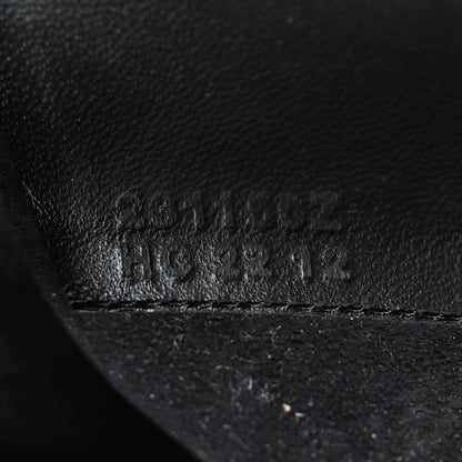 Hermes Suede Goatskin Giny 55 Sandals 39 Black 7 of 9