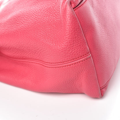 Gucci Pebbled Calfskin Medium Soho Chain Shoulder Bag Pink 15 of 23