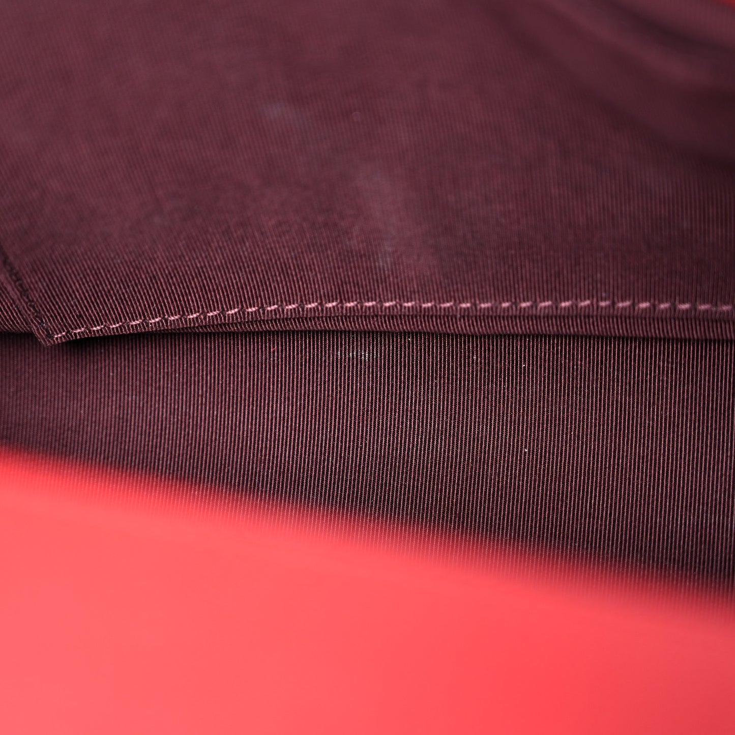 Patent Goatskin Quilted New Medium Boy Flap Red