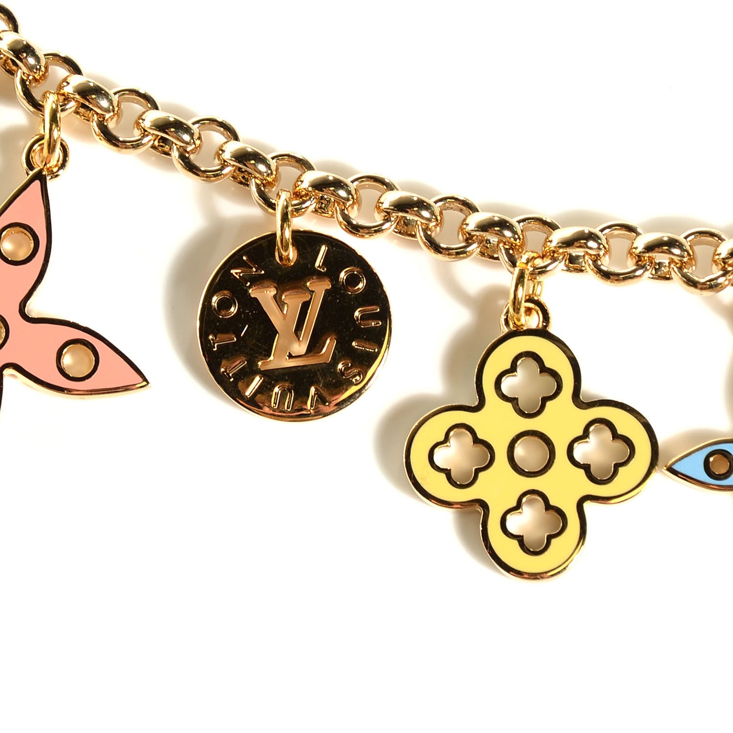 Louis Vuitton Enamel Looping Chain Key Ring Multicolor 4 of 7