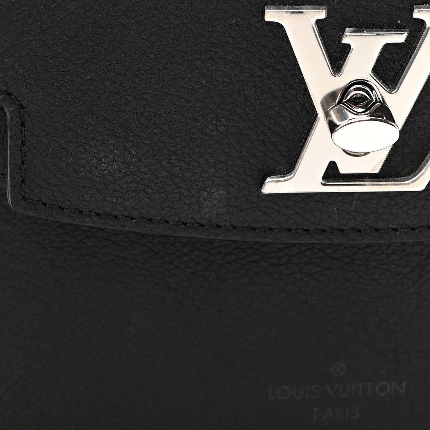 Calfskin Lockme Ever Mini Black