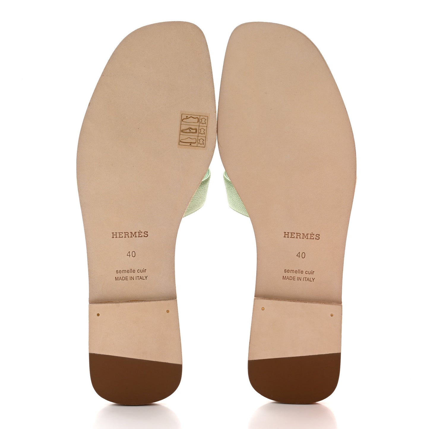 Epsom Oran Sandals 40 Vert Jade