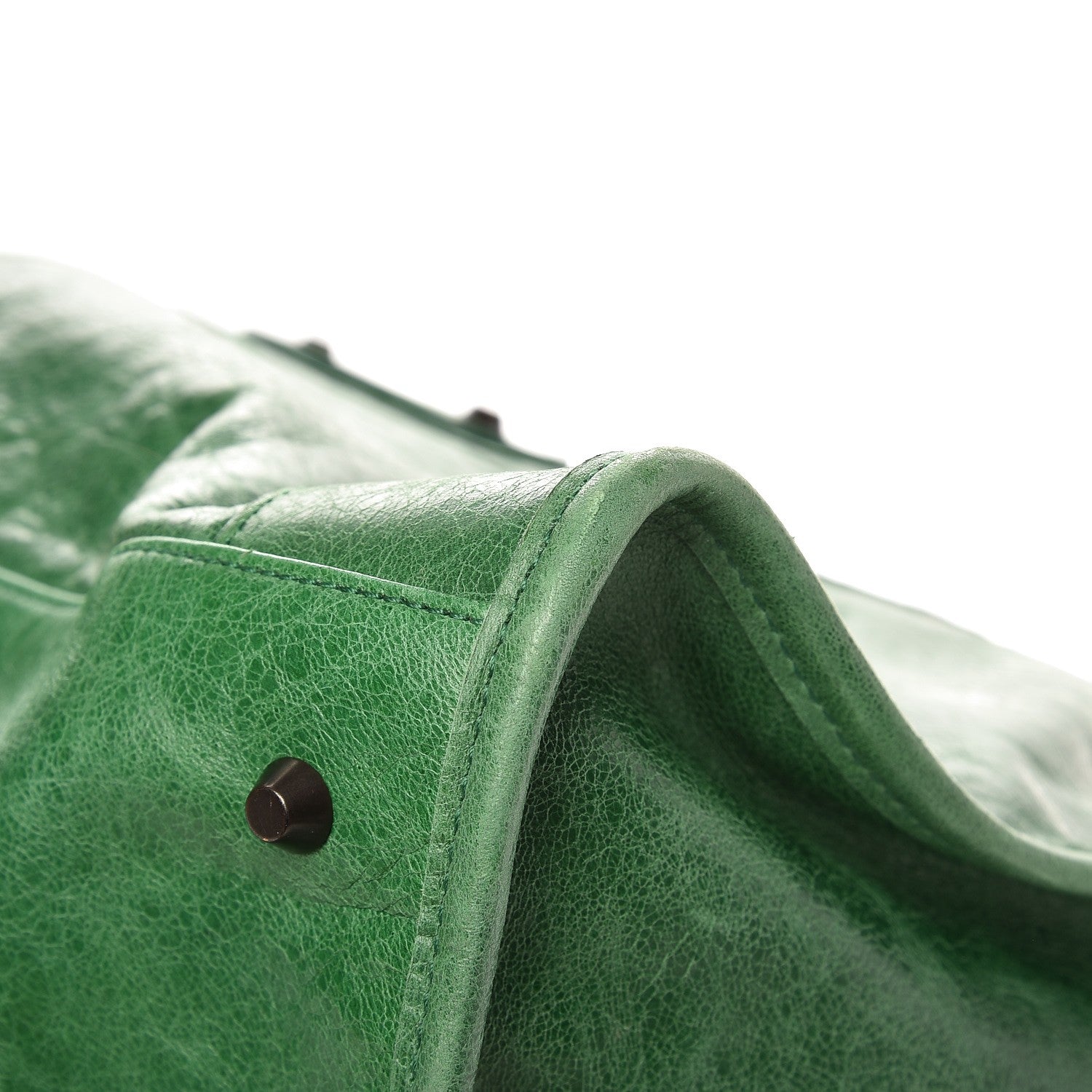 Balenciaga Agneau Classic Hardware Work Vert Trefle 11 of 12