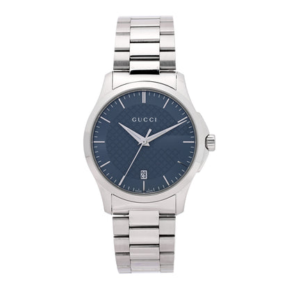 Gucci Stainless Steel 38mm G-Timeless Diamante Quartz Watch Grey 1 of 5