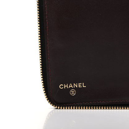 Chanel Caviar Quilted Large Zip Around Organizer Wallet Black 6 of 9