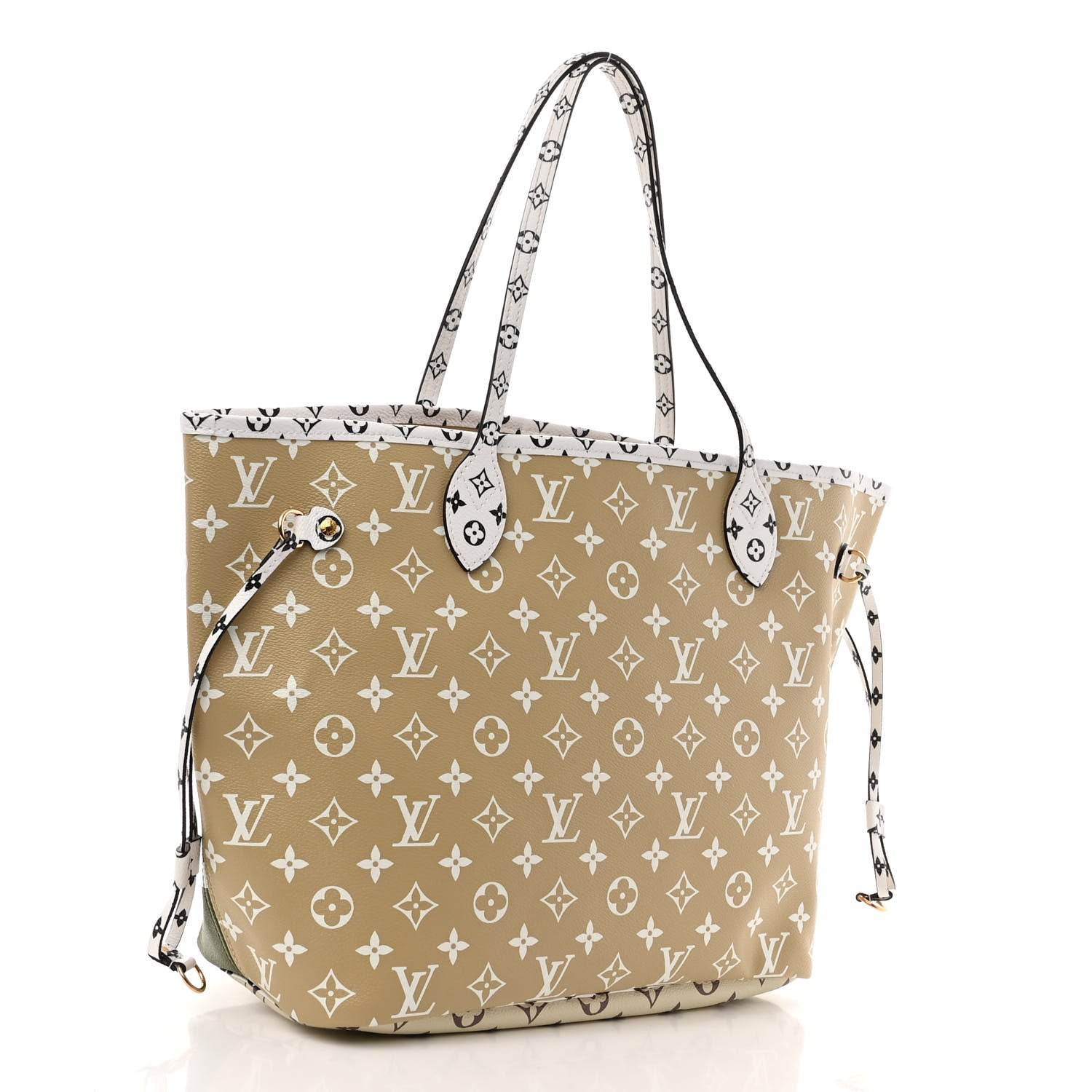 Louis Vuitton Monogram Giant Neverfull MM Kaki 3 of 10