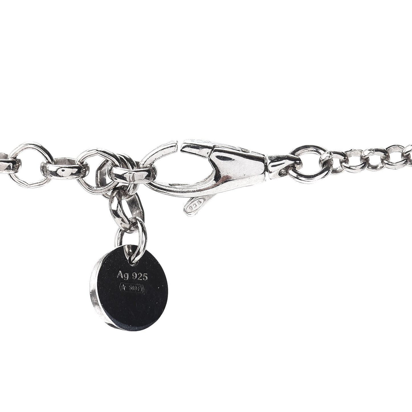 Sterling Silver Blind for Love Pendant Necklace